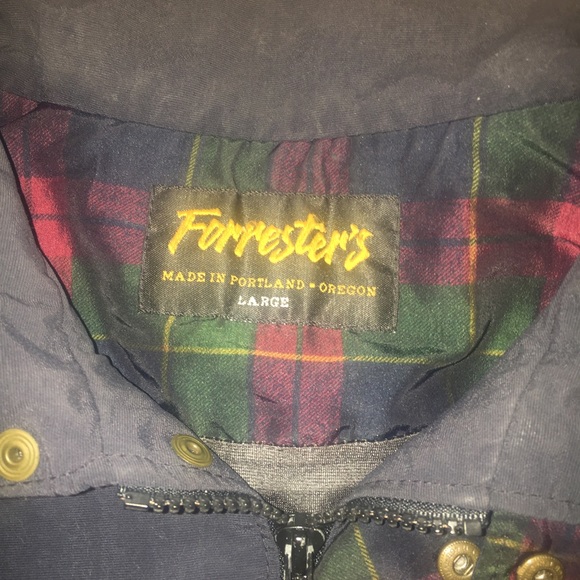 FORRESTER’S GOLF PLAID WINDBREAKER JACKET LARGE - Picture 2 of 7